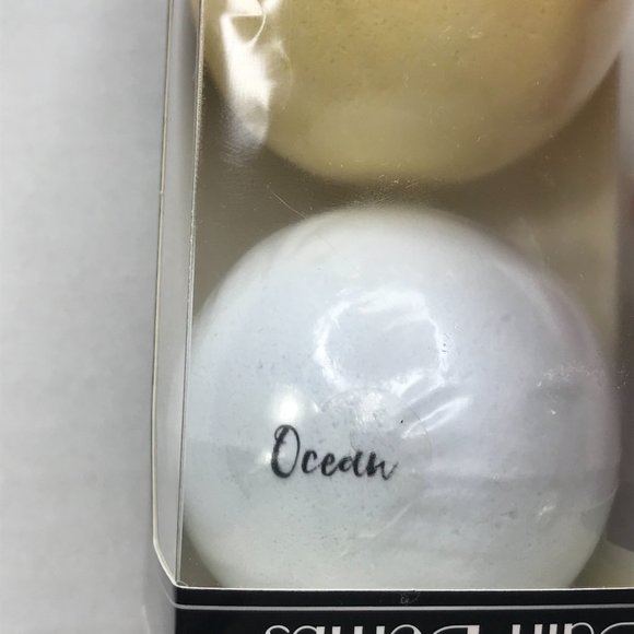 Box of 2 Bath Bomb Fizes Ocean and Mango New - Picture 4 of 4